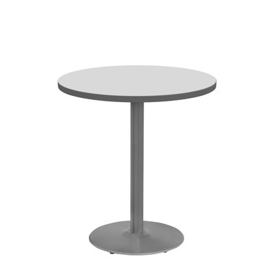 Marco Round Stool Cafeteria Table with Manufactured Wood Frame