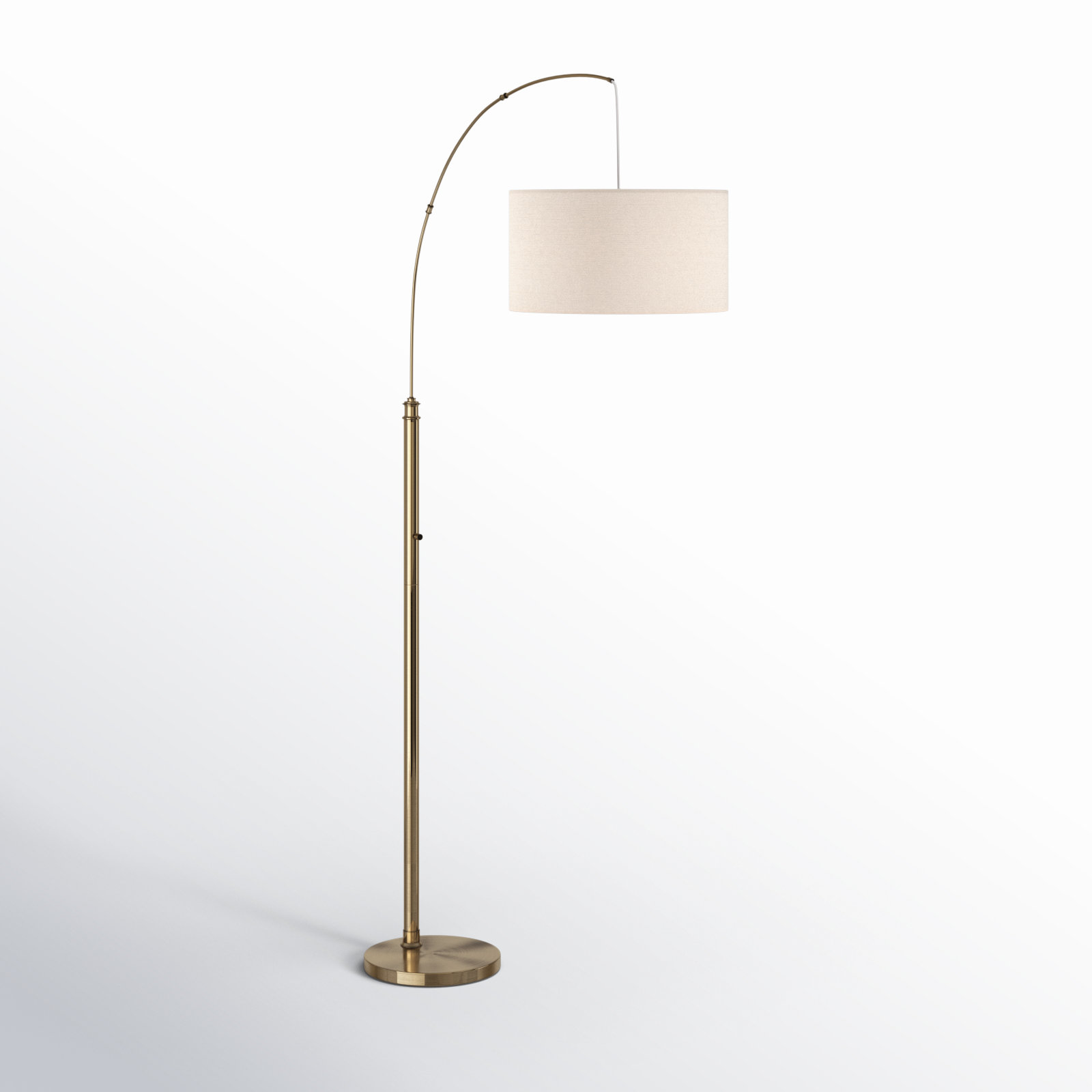 Finley 75.5'' Floor Lamp, Antique Brass