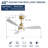48 Inch Wood Ceiling Fan With 3 Solid Wood Blades Remote Control Reversible DC Motor For Living Room-1088738281-1088738294