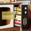 Walnut Vintage Cat House Furniture, TV-Shaped Wooden Cat Condo with Drawers for Living Room