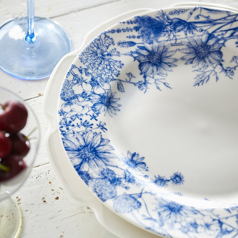 Summer Blues Porcelain Dinner Plate