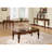 Cherry Rectangle Coffee Table With Turned Legs