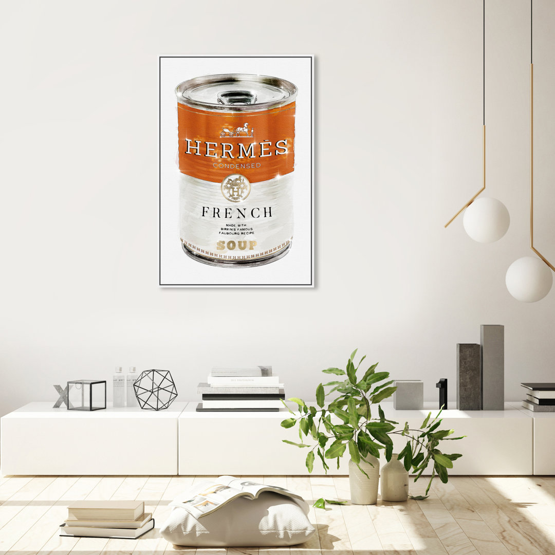 " Fashion And Glam French Luxe Soup Soup Can " House of Hampton® 