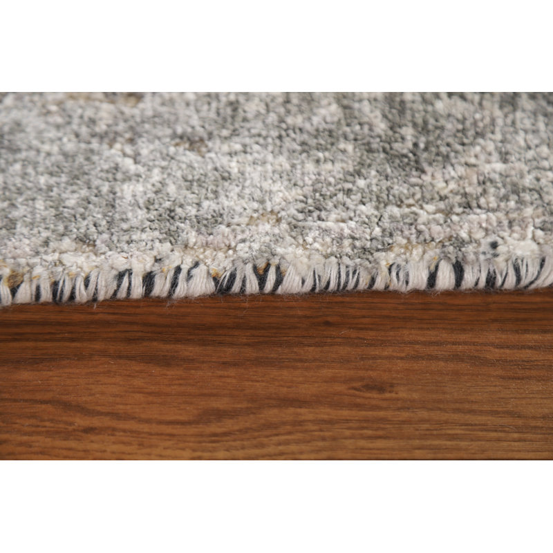 Tapis abstrait 100% soie 6 x 8