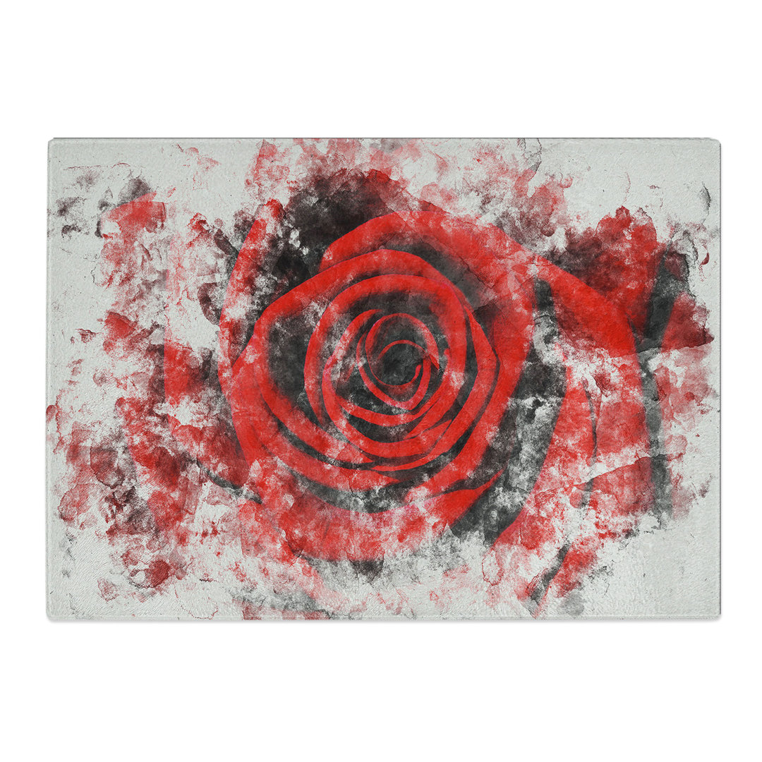 Rose Flower Vol.5 Watercolour Chopping Board