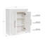 Anaheim 24" W x 28" H x 10" D Wall Mounted Bathroom Cabinet-61183462