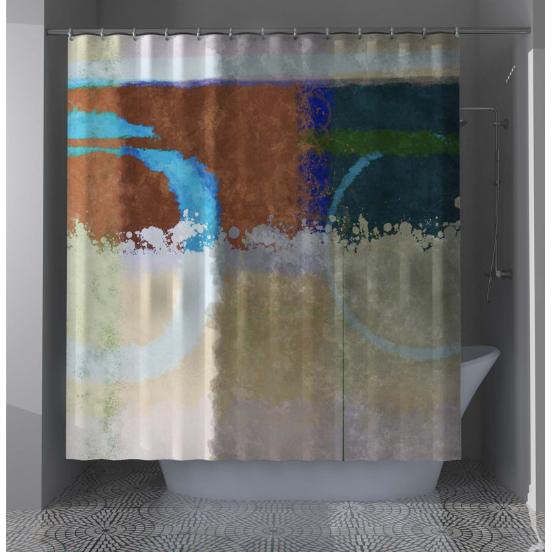 Eitzen Abstract Shower Curtain