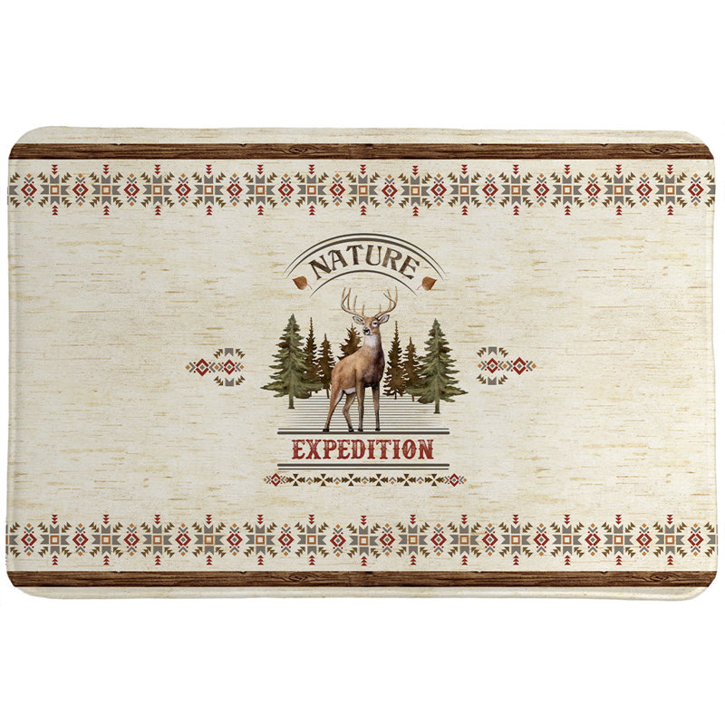 Ghaith Natures Expedition Memory Foam Rug