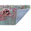 Hand Knotted Abstract Area Rug in Light Gray/Pink/Black/Blue-526245852