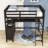 Gibrian Full 6 Drawers Wood Loft Bed with Built-in-Desk and Shelves by Harriet Bee-1979454715