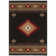 Tapis noir / vert Appomattox Southwestern