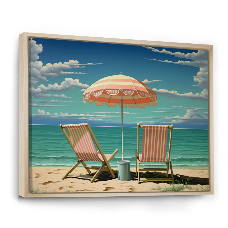 Rehobeth sur impression sur toile, H 30 po x l 40 po x P 1,5 po, Cadre naturel flottant