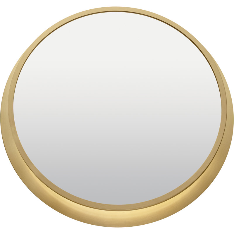 Miroir de salle de bain lumineux, 30 po x 30 po, Champagne or