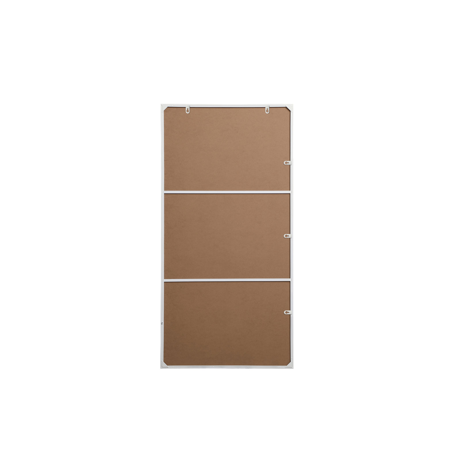 Sabine Metal Rectangle Wall Mirror, 60" x 30", White