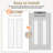 No Assembly Panels, Bi-fold Barn Door White Prime Solid Manufactured Wood Interior Closet Doors with Hardware Kit-115223963