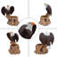 Majestic Eagle Planters, Durable Resin Rustic Tree Stump Decor For Patio