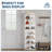 7 Tier Rotating Shoe Rack Tower, 360° Revolving Free Standing Spinning Shoe Organizer, Vertical Spinning Shoes Display, Shoes Rack Storage Round Carousel, Rotate Shoes Closet Organization-392713509