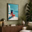 Poolside Summer Modern - Wrapped Canvas-2003028488-2003028492