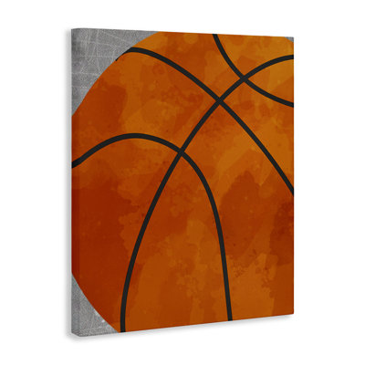 Toile de basketball rebondissante, design par Christine Simpson Art