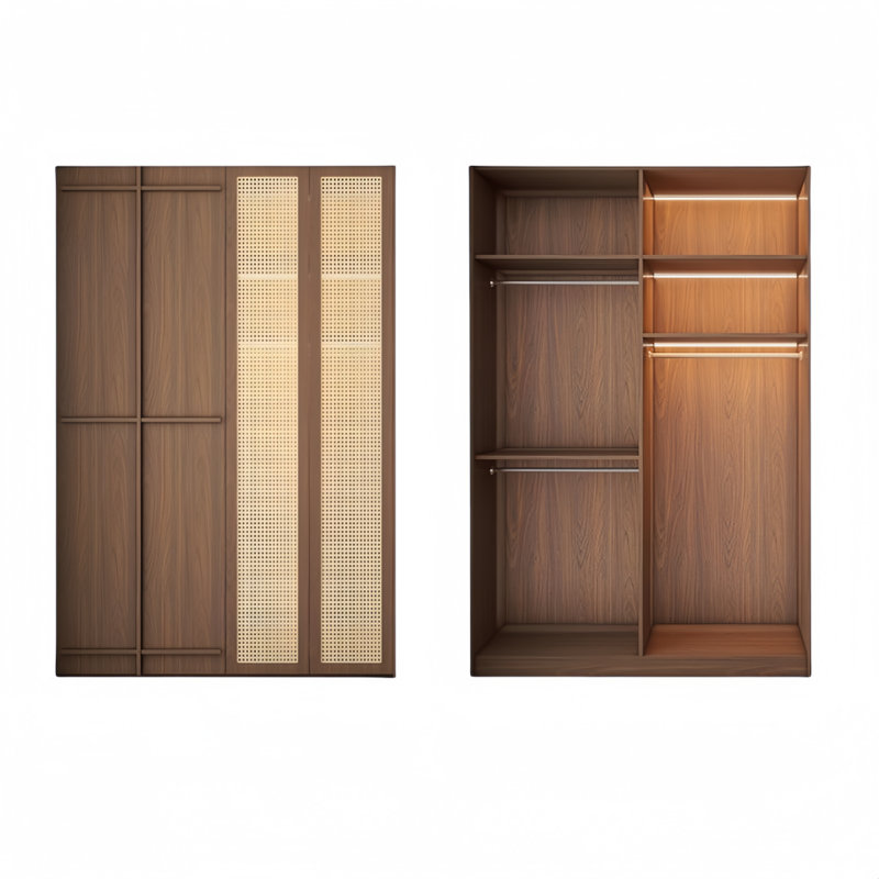 Armoire simple rétro classique