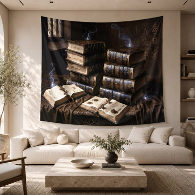 Halloween Ancient grimoires Wall Tapestry