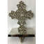 Filigree Cross Christmas Stocking Holder - 5"