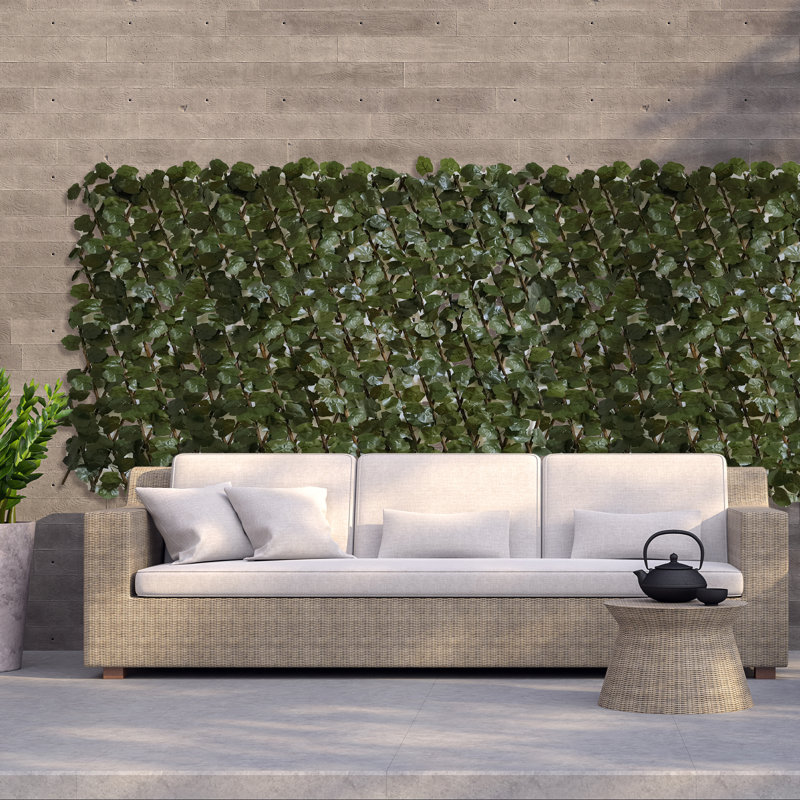 50.2'' H x 110.2'' W Faux Hedge Artificial Ivy Privacy Fencing with 1 Panel(s) Included