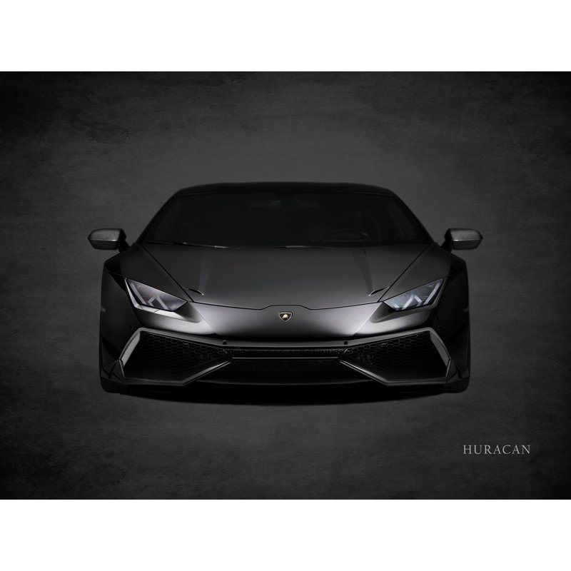 «Lamborghini Huracan» par Mark Rogan, reproduction sur toile tendue, H 12 po x l 16 po