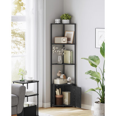 Corner Shelf With Storage by 17 Stories