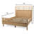 Caretta - Solid Wood Bed - King - Sandstone Finish-94665749