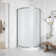 OVE Decors Breeze 40 in. Round Shower Kit w/ Frosted, Base