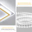 Modern 40cm White LED Dimmable Square Ceiling Light