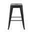 Tabouret à hauteur de comptoir 24 po, ensemble de 4 tabourets de bar en métal sans dossier, empilable, amovible et facile à assembler, pour économiser de l'espace pour un îlot de cuisine / bar / café / salle à manger-1619274577-1619274589-1619274598