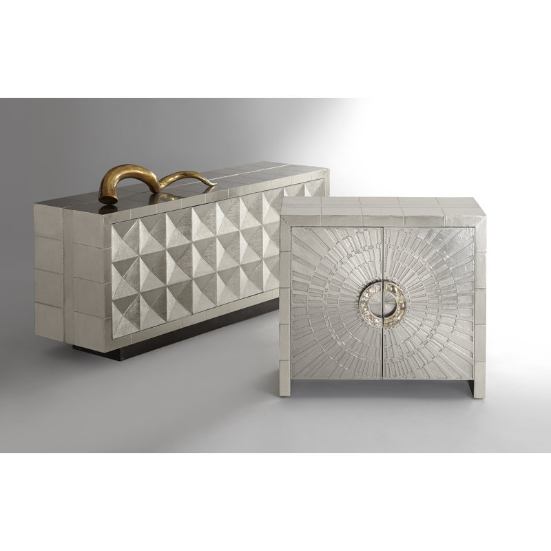Talitha Nickel Cabinet w/Handles