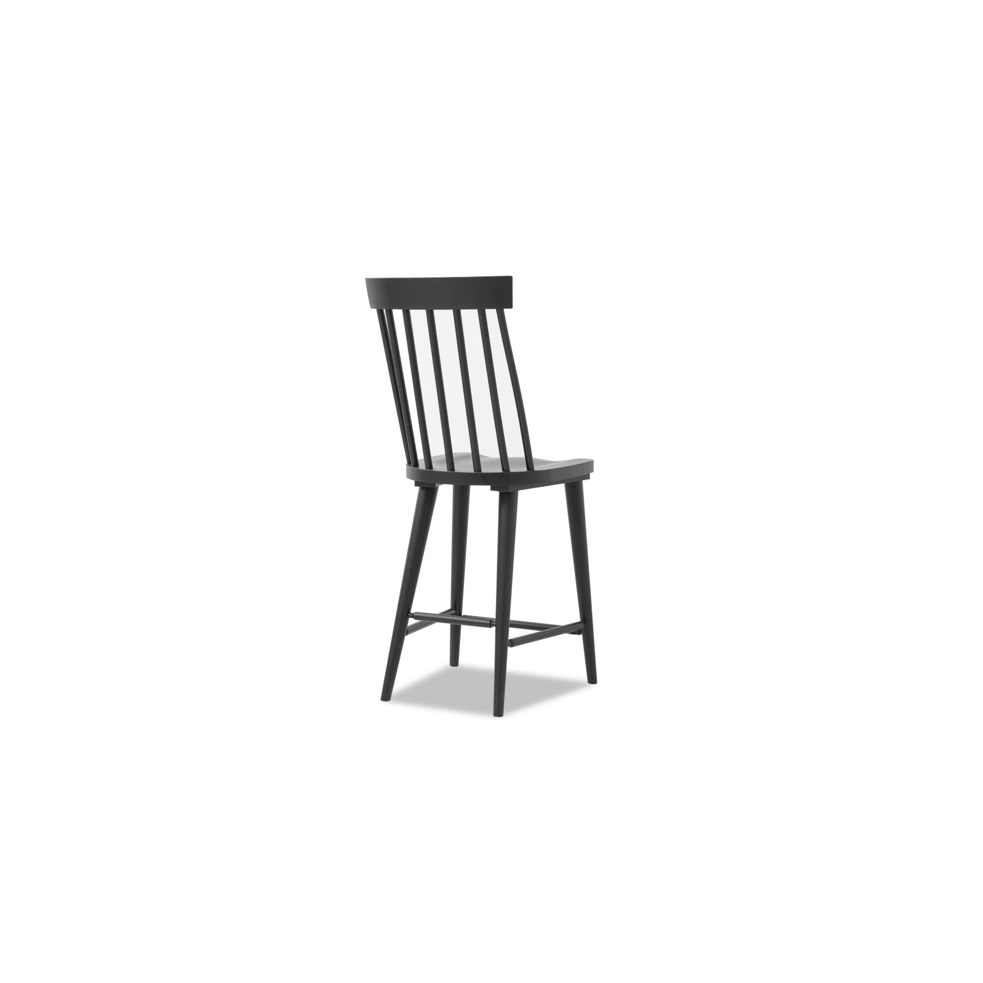 Mya Windsor Counter Stool, Black