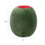 Coussin en coton et velours olive
