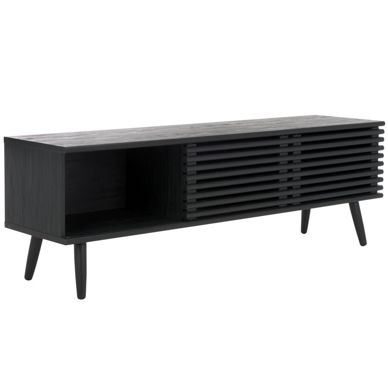 Jaroslaw 59'' W Storage TV Stand, Black