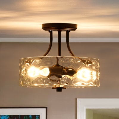 Dezirey Glass Semi Flush Mount