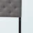 Musawer Upholstered Button-tufted Twin Size Headboard in Gray Fabric, 54.41" H X 38.6" W X 2.15" D