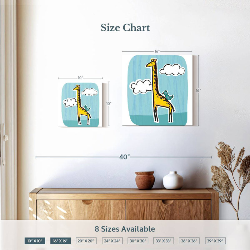Ashelle Wild About You Giraffe, H 10 po x l 10 po
