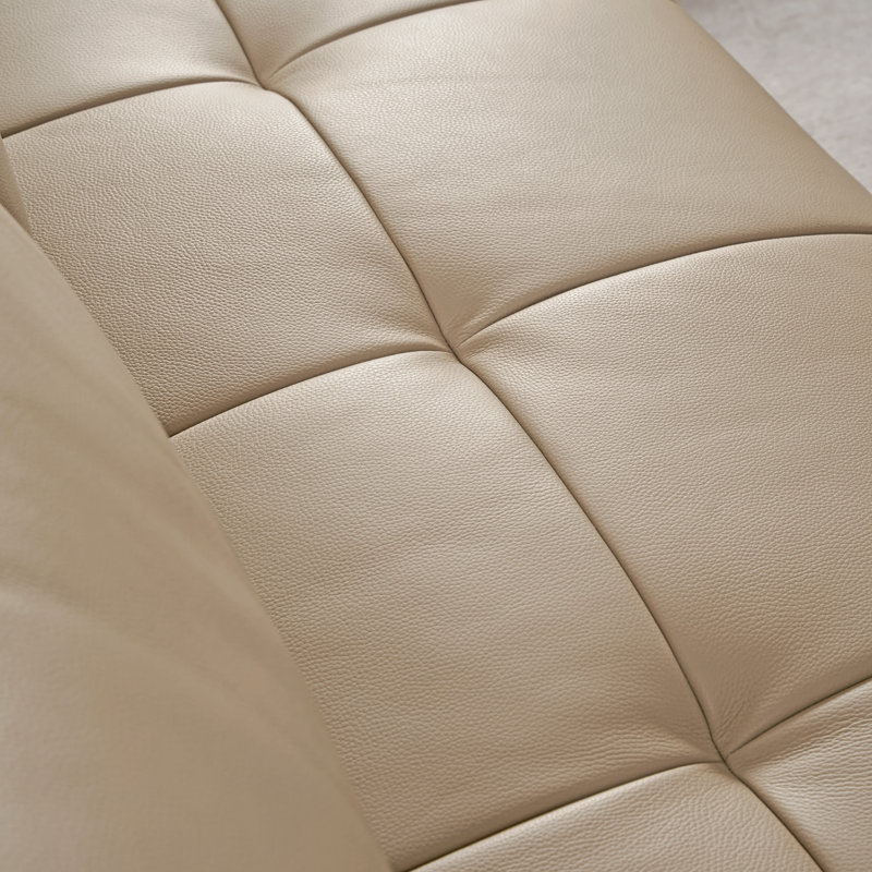 2 - Piece Upholstered Sectional, Taupe Leather Match, Left Hand Facing