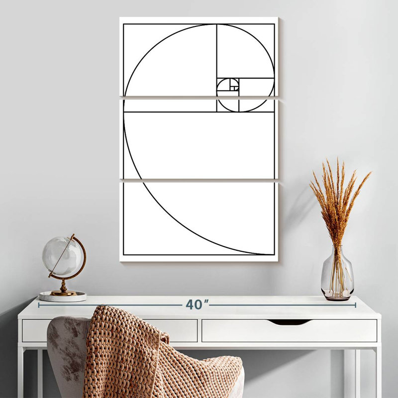 Avery Proportio Divina White, 38" H x 24" W