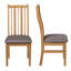 Sorrento 4 -Person Extendable Oak Solid Wood Dining Set-94103712