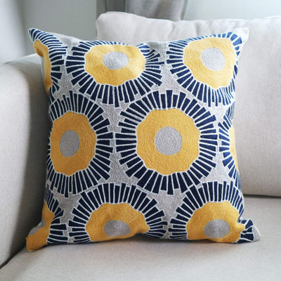 Housse de coussin intérieure / extérieure 100% coton