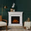 Foyer électrique de coin de 41 po Chateau par Real Flame-9206752