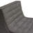 Marshall Scooped Seat Armless Chair In Grey Fabric