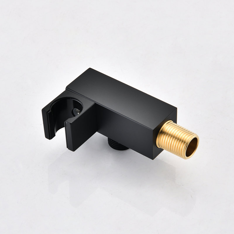 Matte Black Bathroom Ceiling Mounted Shower - Handheld & 10" Head System Bath, Matte Black