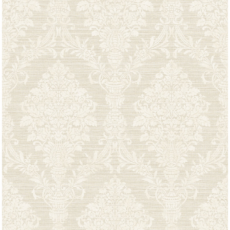 Rouleau de papier peint L 33 po x L 20,5 po Astoria grand, Beige