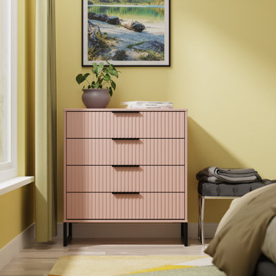 Bernat 77 cm W Chest of 4 Drawers