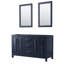 Daria 59'' W Double Bathroom Vanity Base-70458514